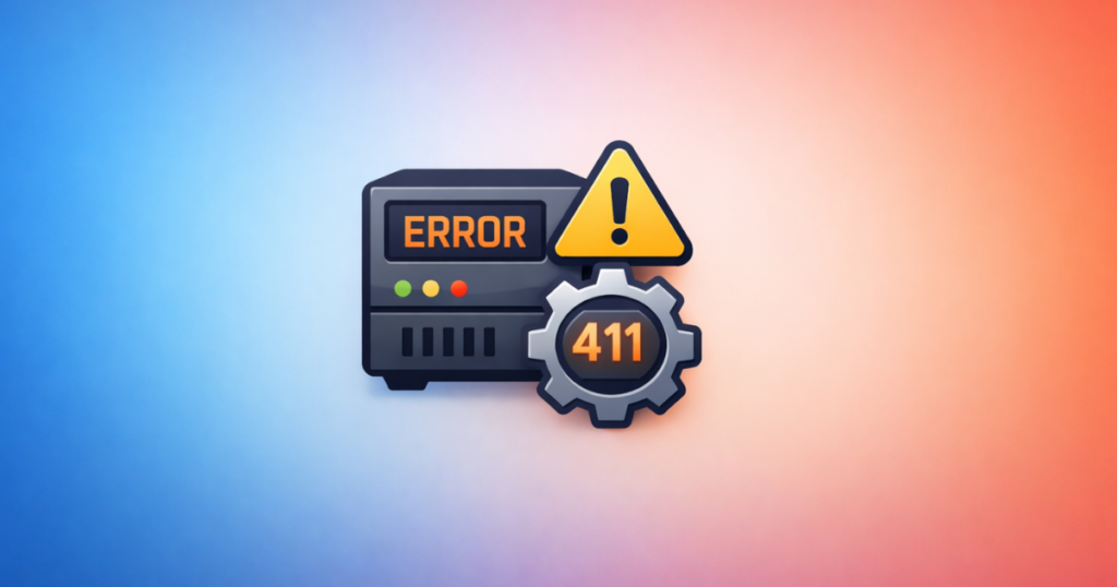 HCS 411GITS Error Codes